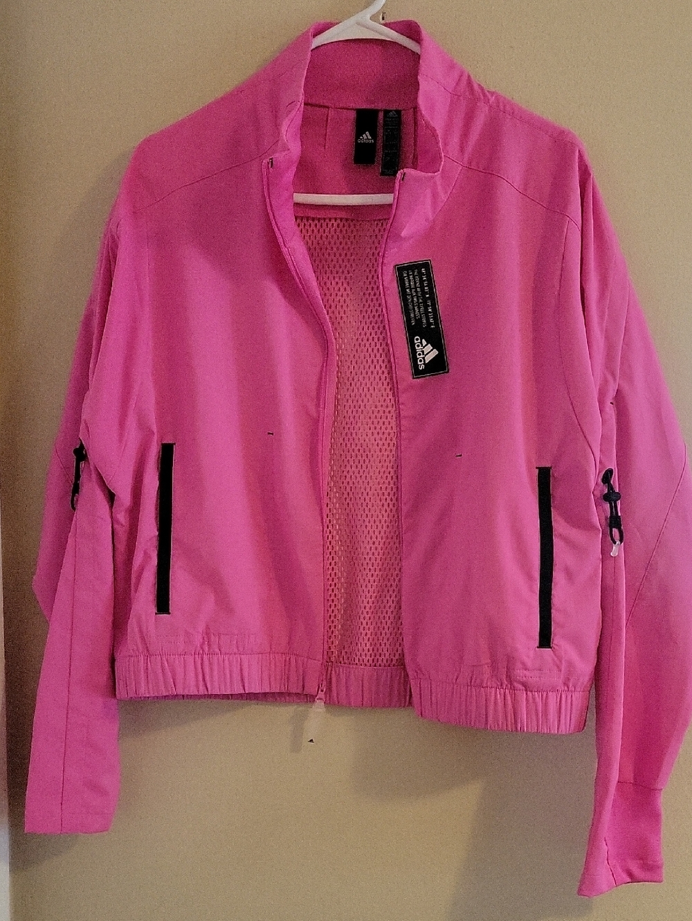 adidas Pink Women's Lightweight Bomber Jacket